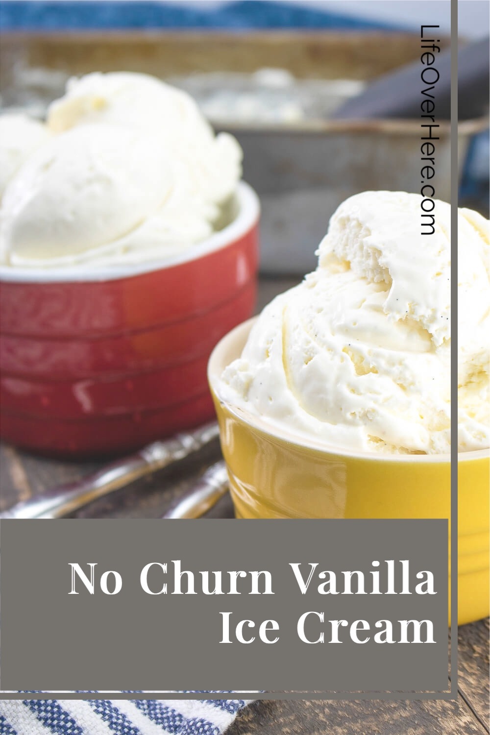 No Churn Vanilla Ice Cream Recipe Life Over Here
