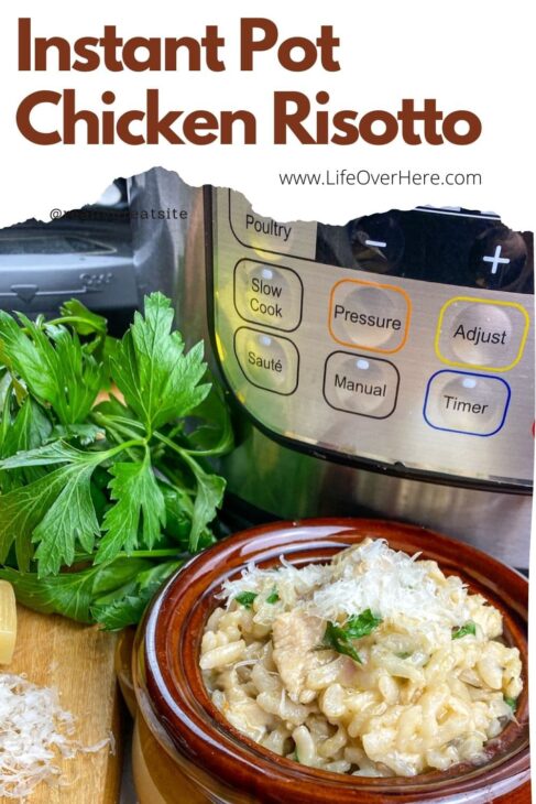 Pin 4 Instant Pot Chicken Risotto Recipe With Lemon