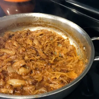 Caramelized Onions in Non-Stick Pan