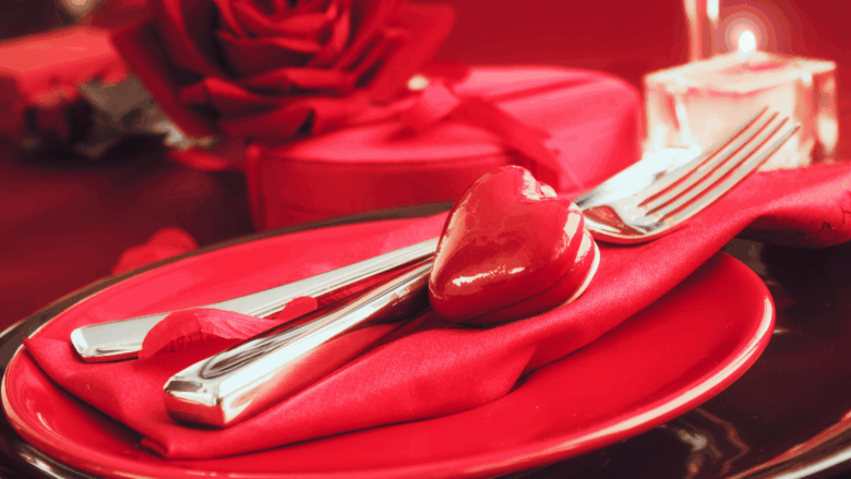 Valentine's Day at Home: Simple, Beautiful Decor That Works with Real Life 1 Valentine Table Setting
